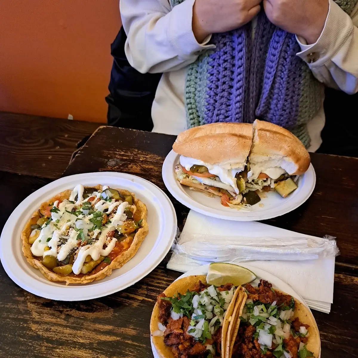 Chilaquiles Breakfast Tortas