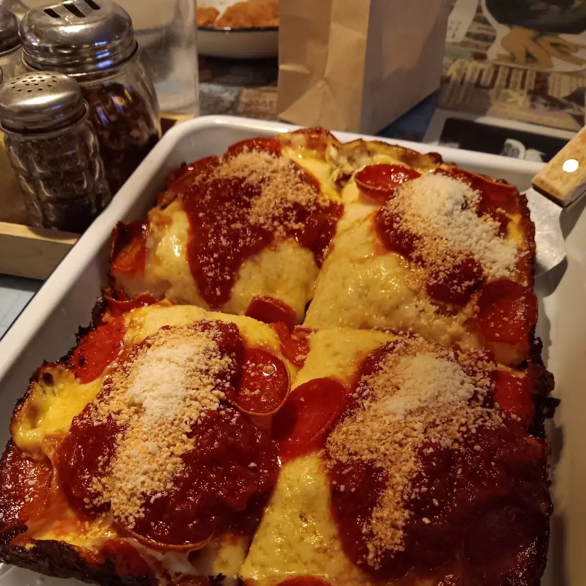 Detroit Style Pizza