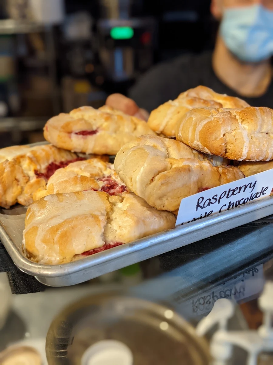 Raspberry White Chocolate Scones