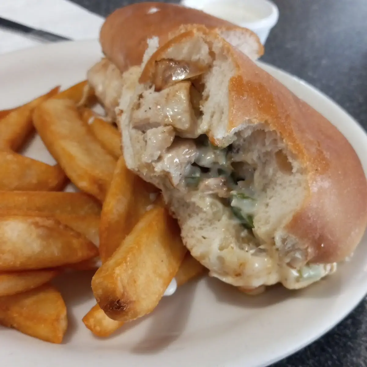 Chicken Philly & Cheese Sandwich