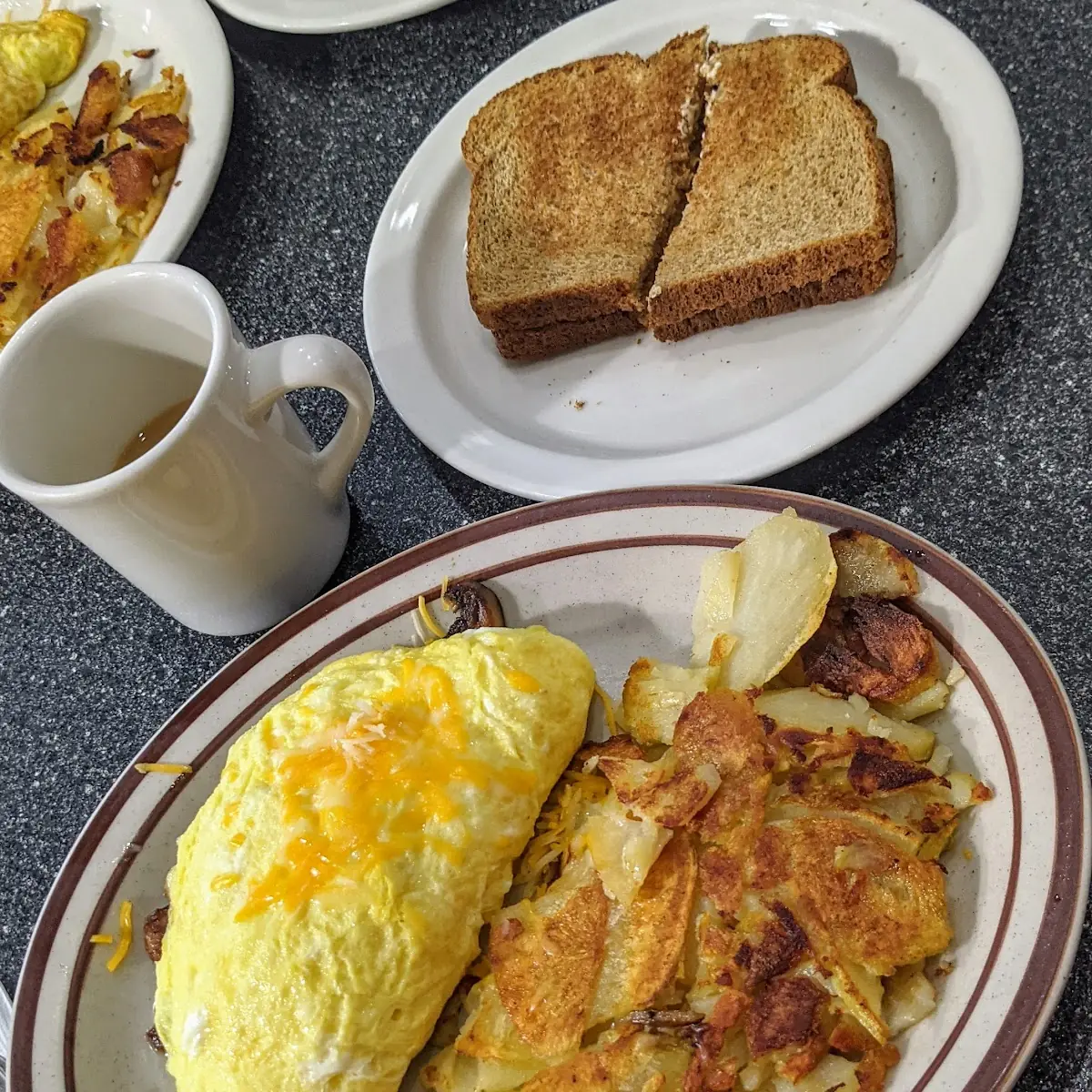 Sausage and Cheese Omelette