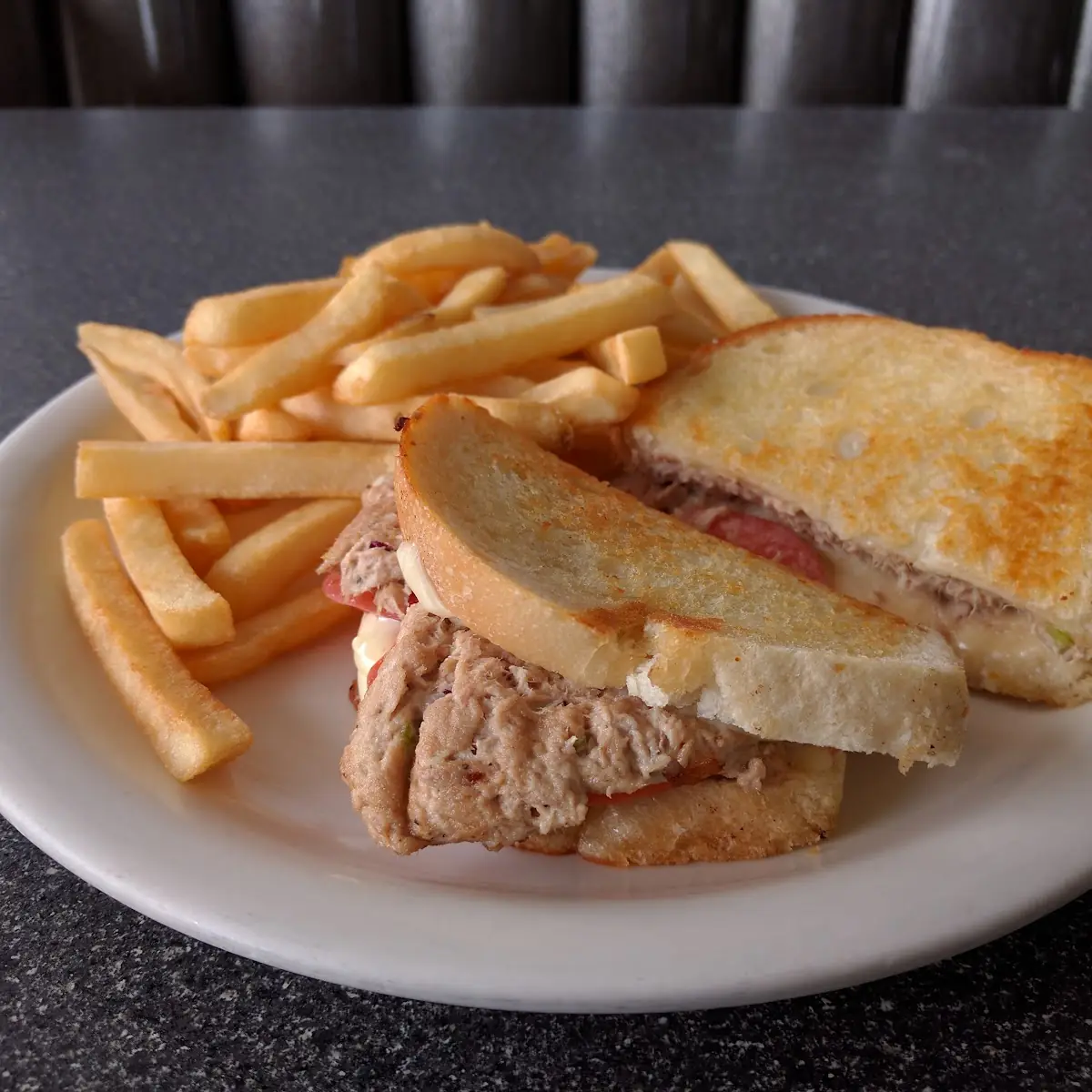 Tuna Melt with Fries