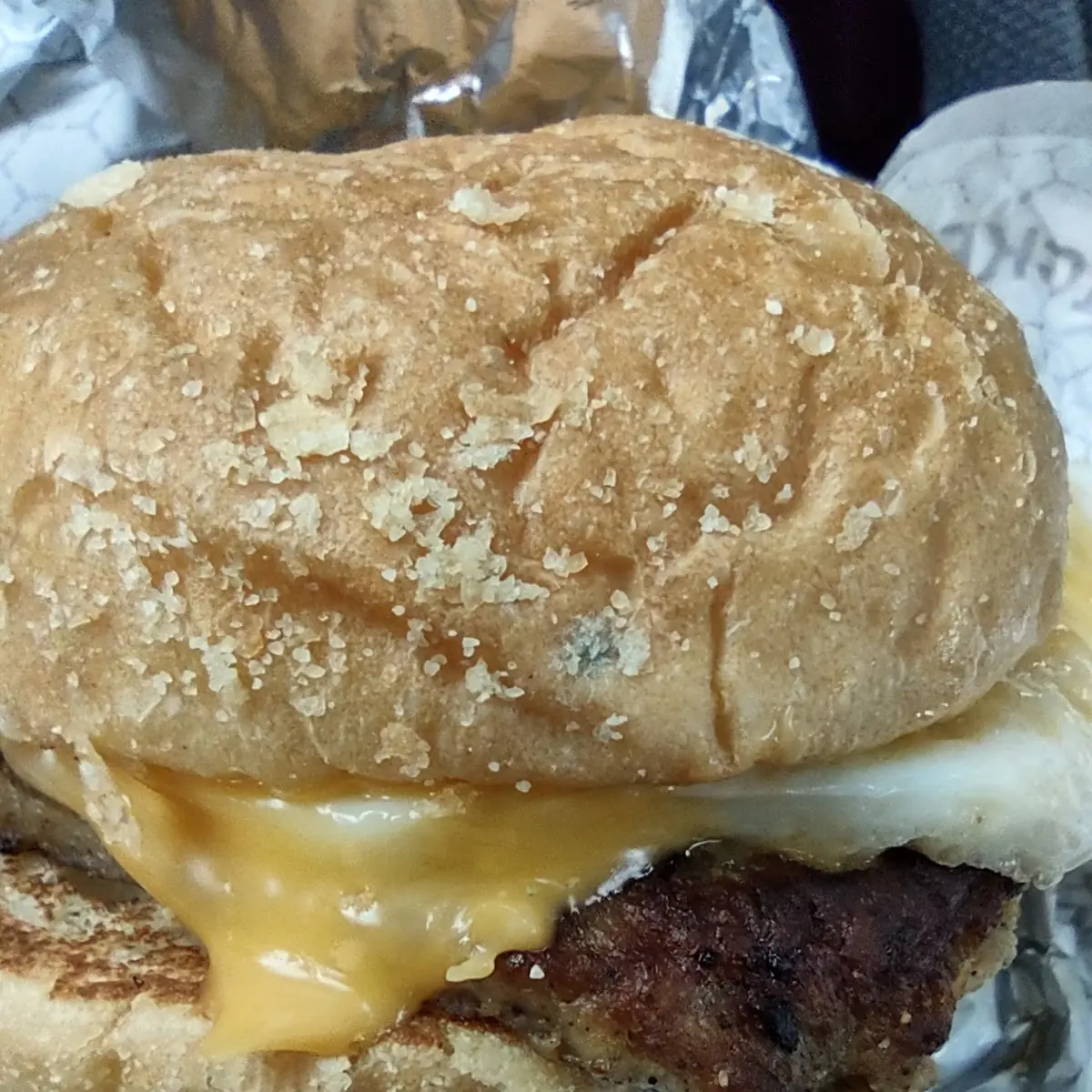 Sausage Egg and Cheese Sandwich