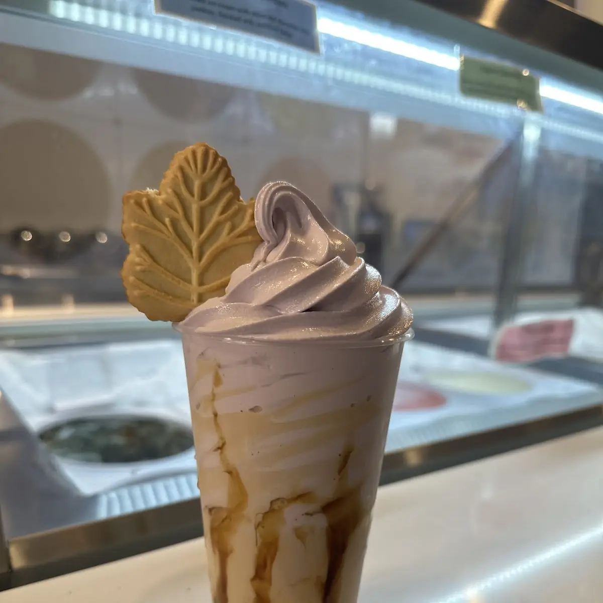 Early Grey Tea Float with Ube Ice Cream Float