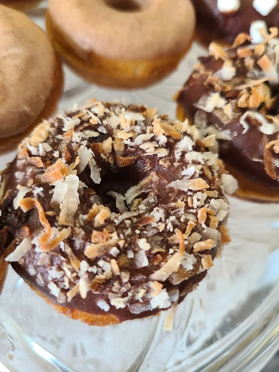 Toasted Coconut Chocolate Donut