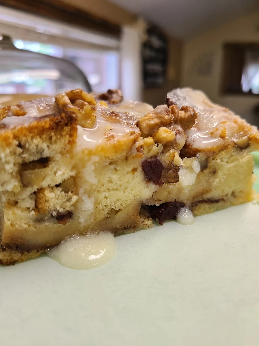 Twice Baked Cinnamon Rolls w Whiskey Cream Glaze