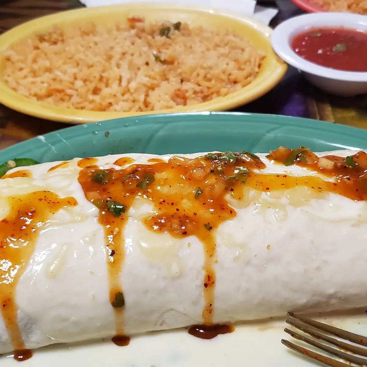 Burrito Con Chile Verde