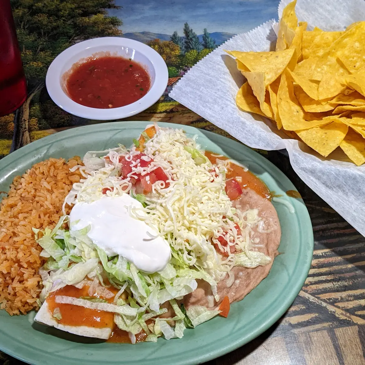 Burrito La Fiesta Platter