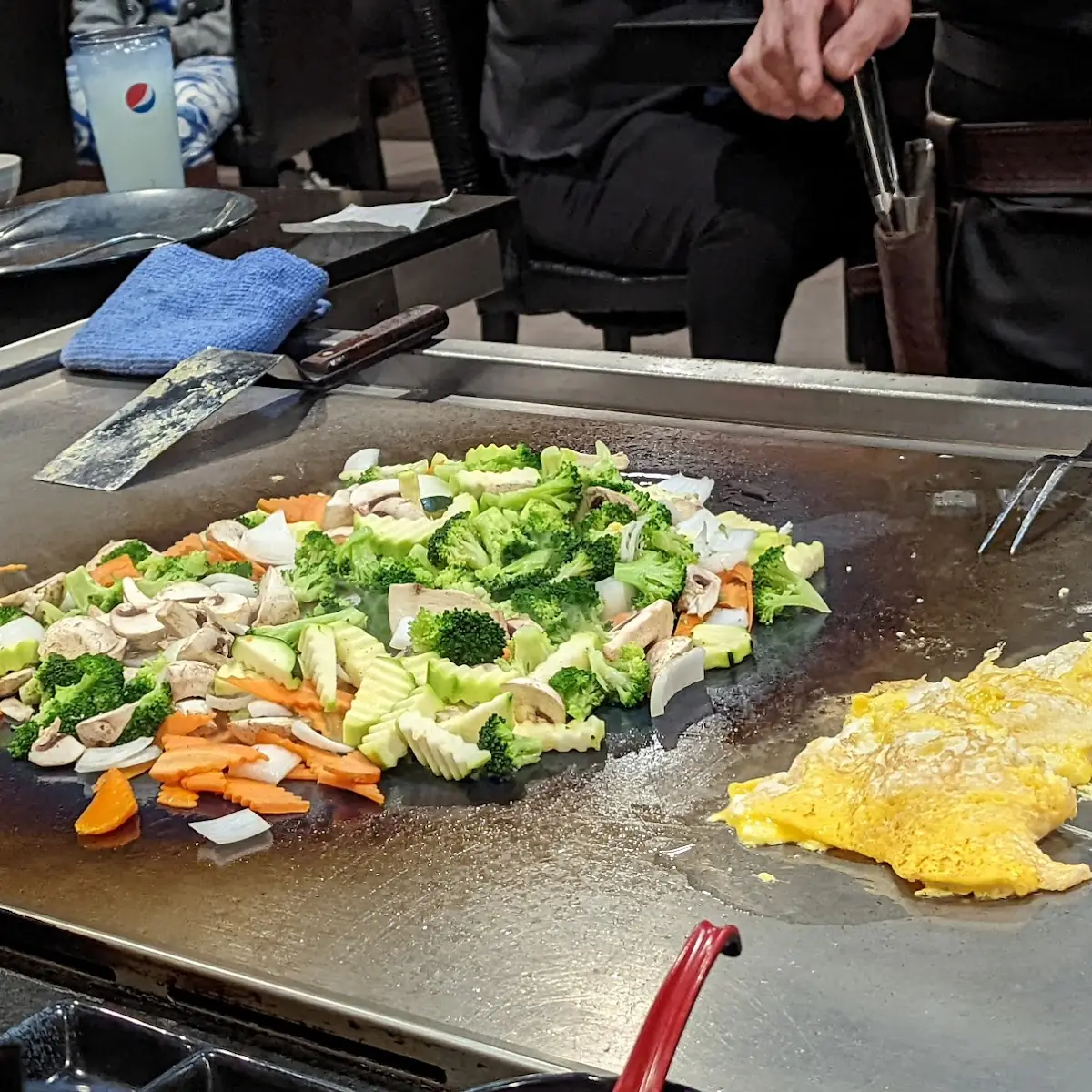 Fried Rice and Mixed Vegetables