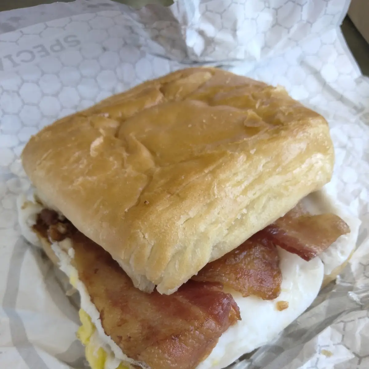 Bacon Egg Croissant Sandwich