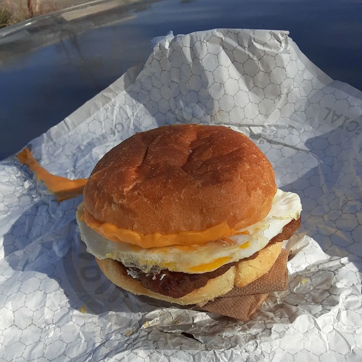 Sausage Egg Sandwich