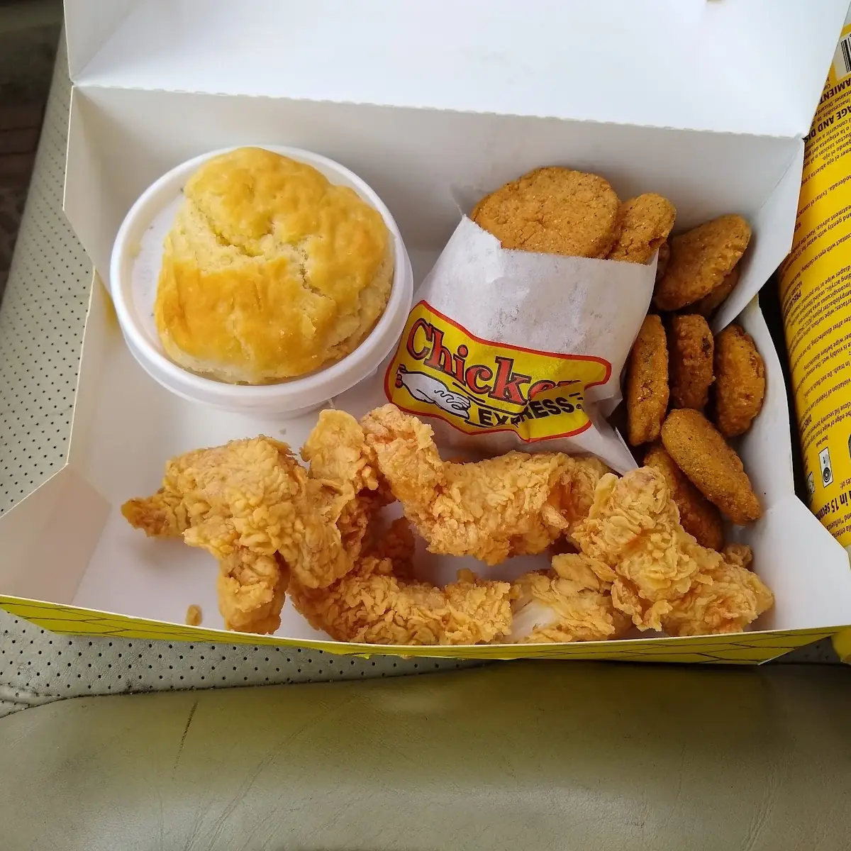 Chicken Strips with Fried Pickles
