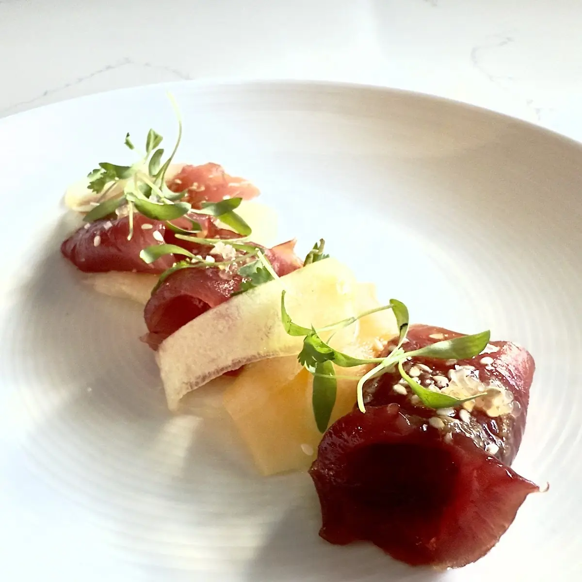 Ahi Tuna Crudo