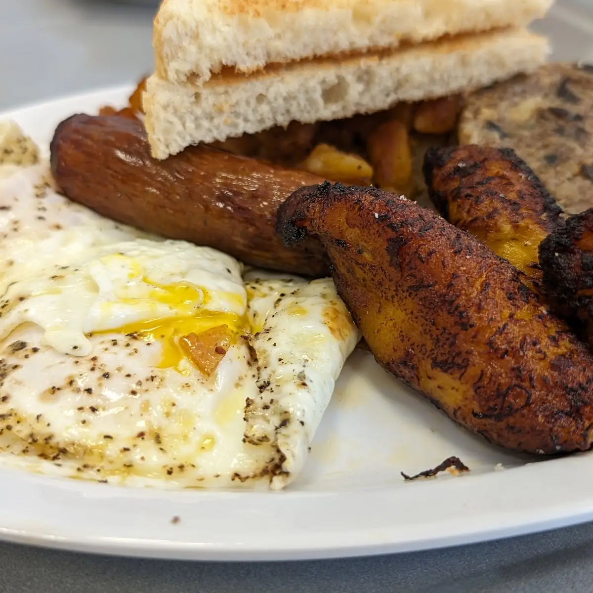 Eggs Sweet Plantains And