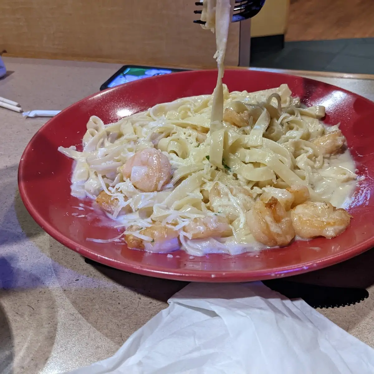 Shrimp Alfredo
