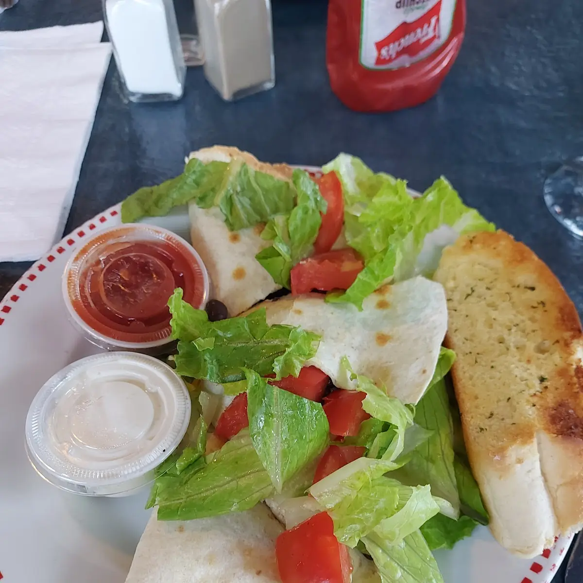 Black Bean Quesadilla, Scuttlebutt Tap & Eatery