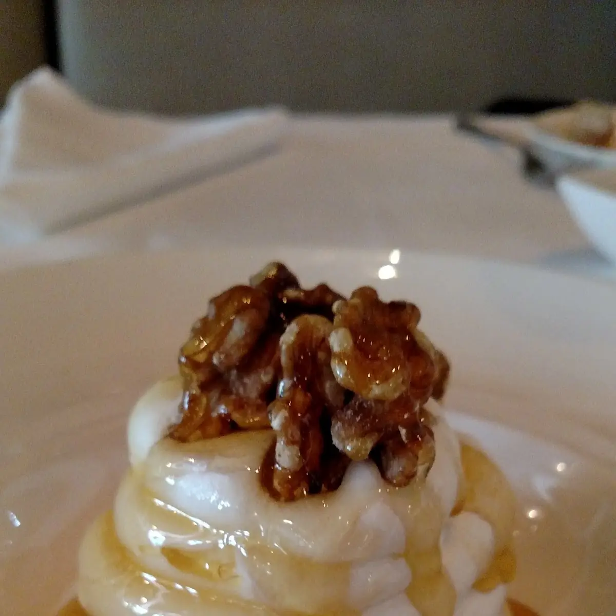 Greek Yogurt with Honey and Walnuts