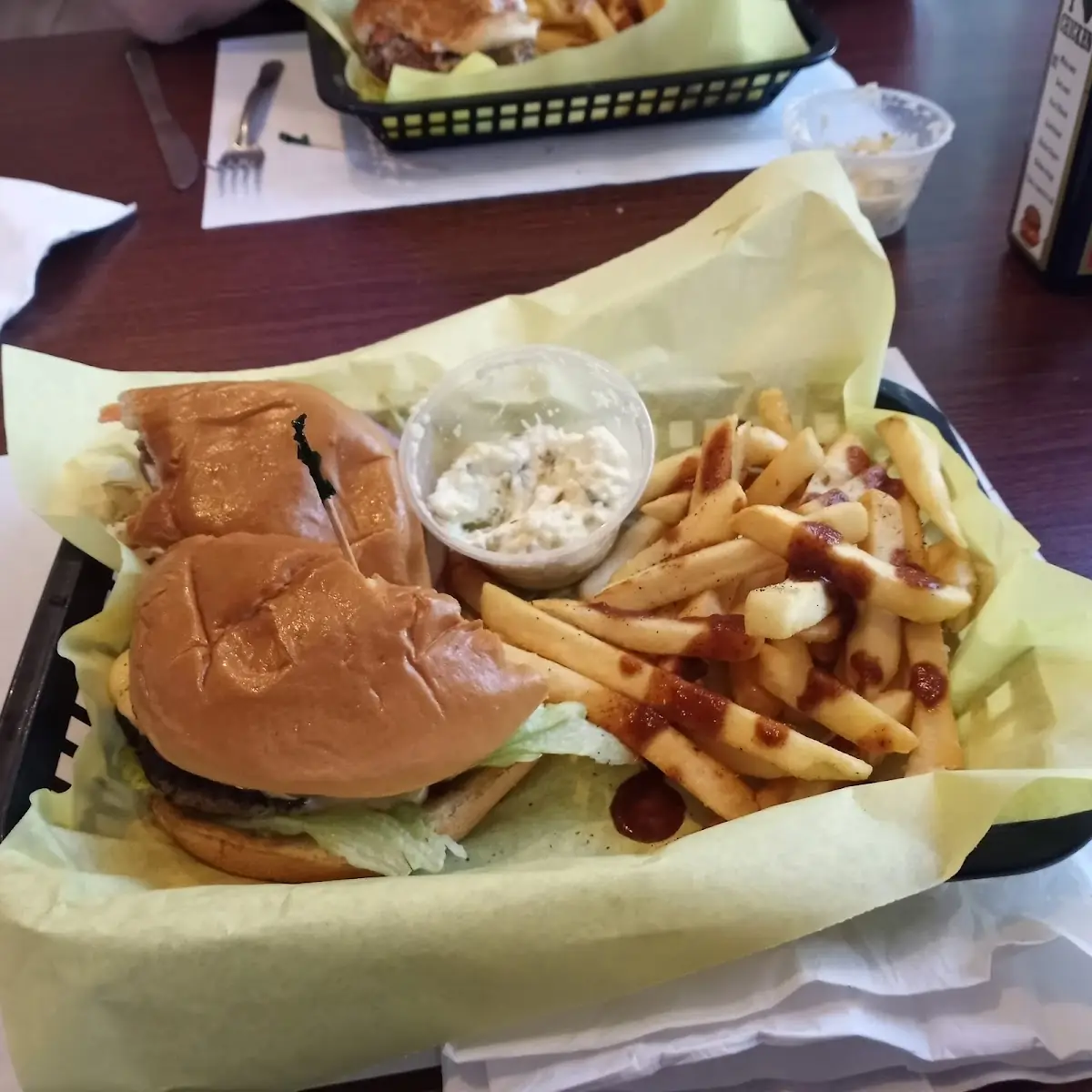 Z-Sauce Burger & Fries