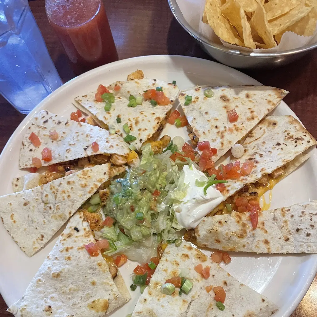 Portion Chicken Quesadilla