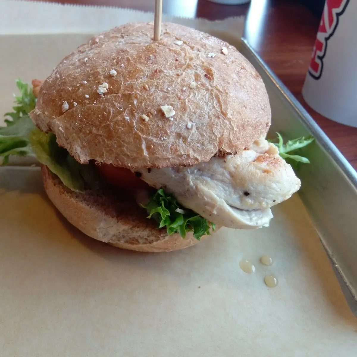 Grilled Chicken Burger