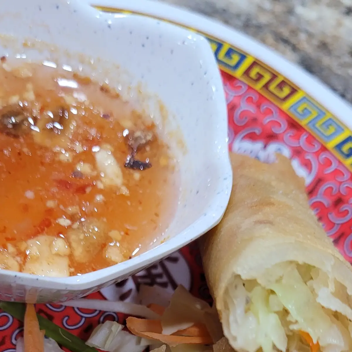 Fried Shrimp Wrap with Sweet Chili Sauce 4