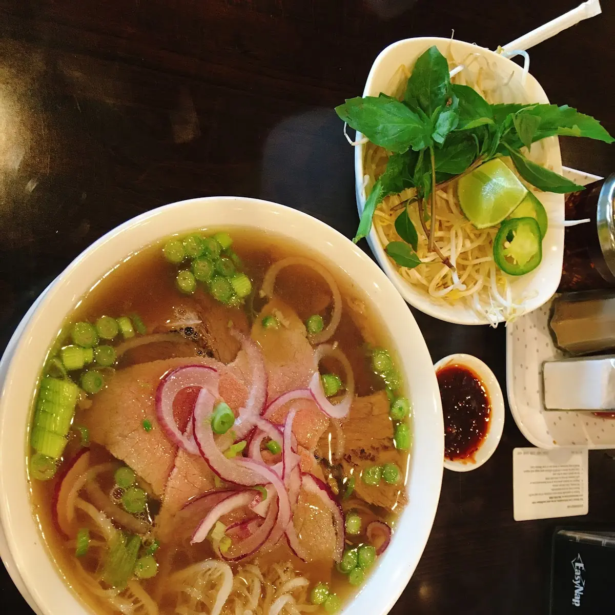 Beef Pho with Fresh Herbs