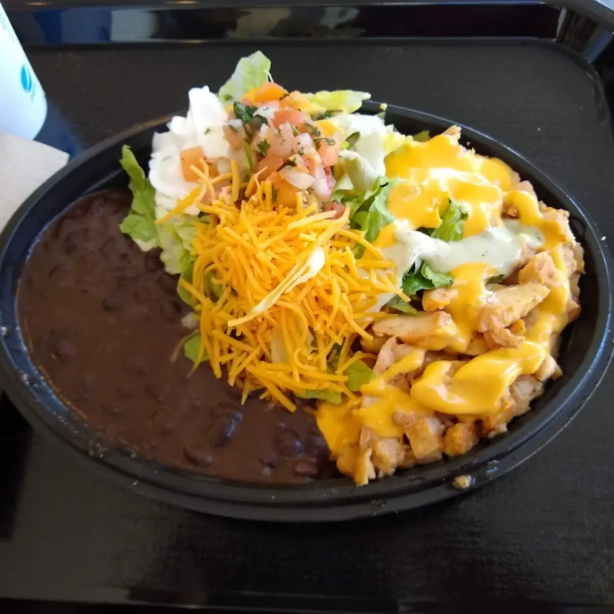 Chicken Power Bowl Added Beans