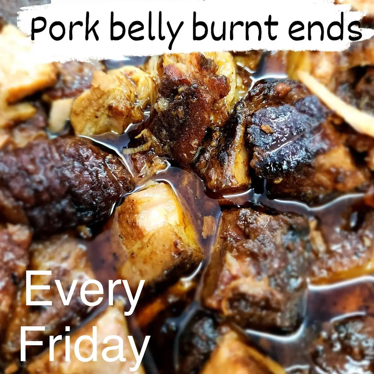 Pork Belly Burnt Ends Plate