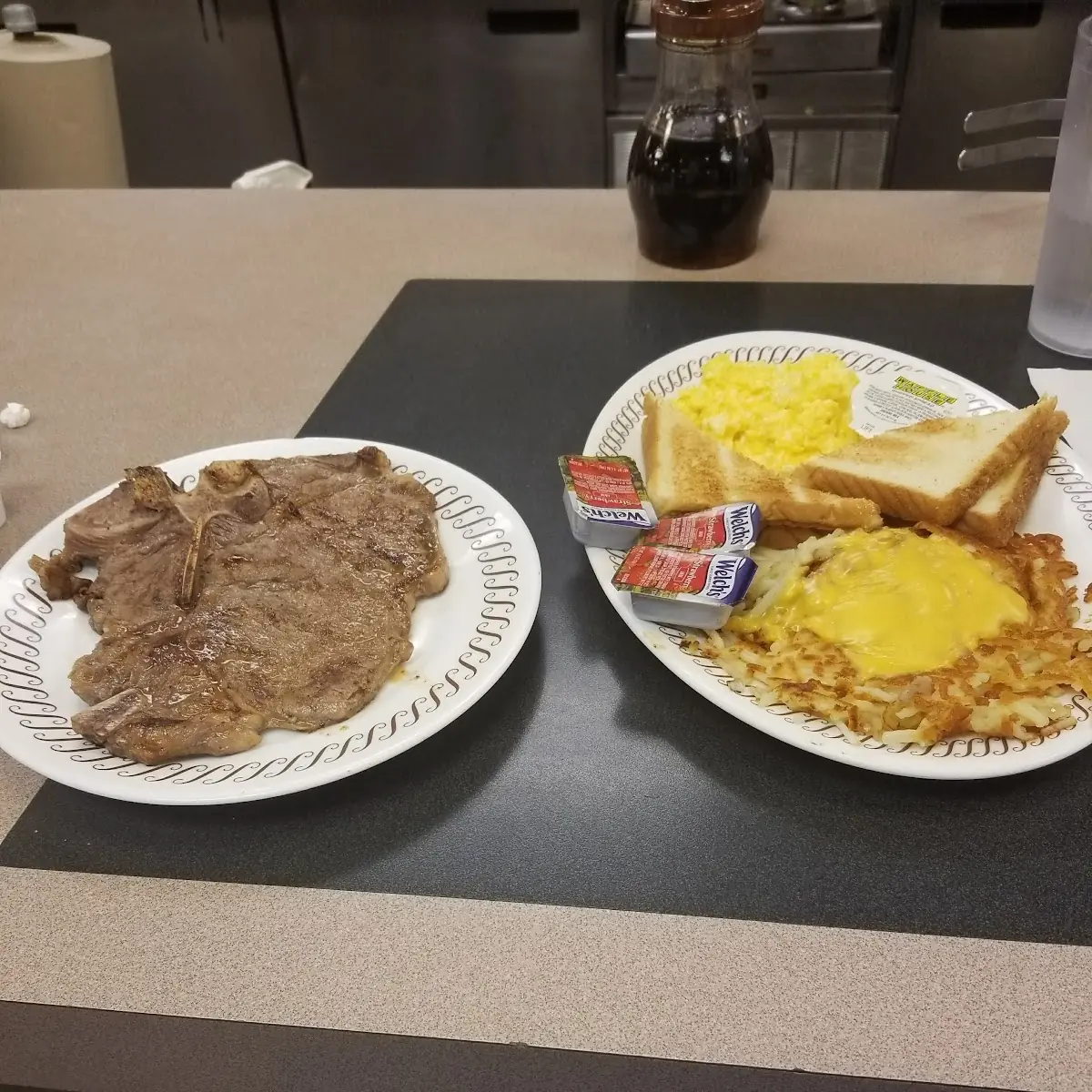 T Bone Steak and Eggs
