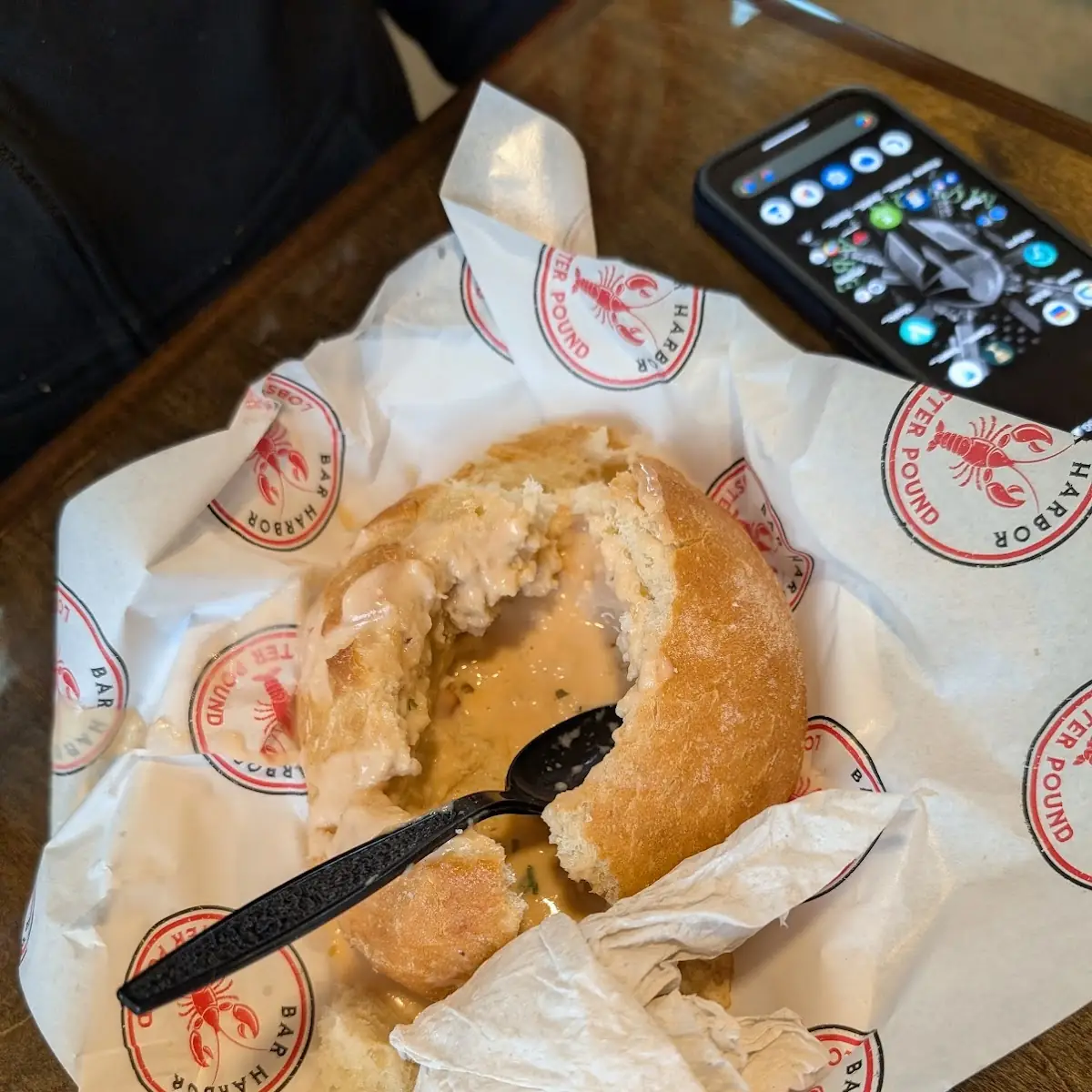 Lobster Bisque Bread Bowl