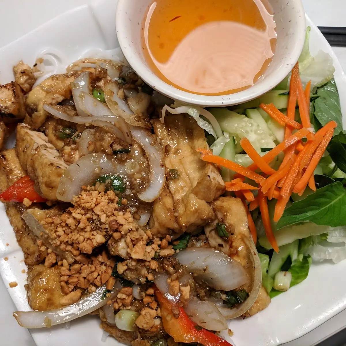 V 1.	Rice Vermicelli – Choice of 1 kind Meat or 3 Eggrolls