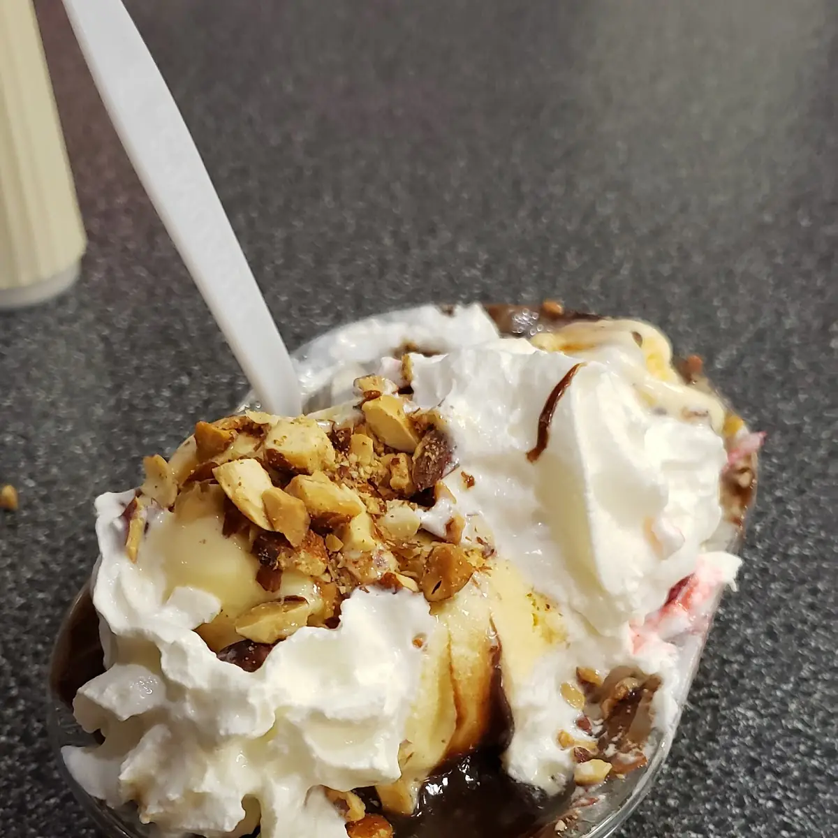 Hot Carmel Sundae