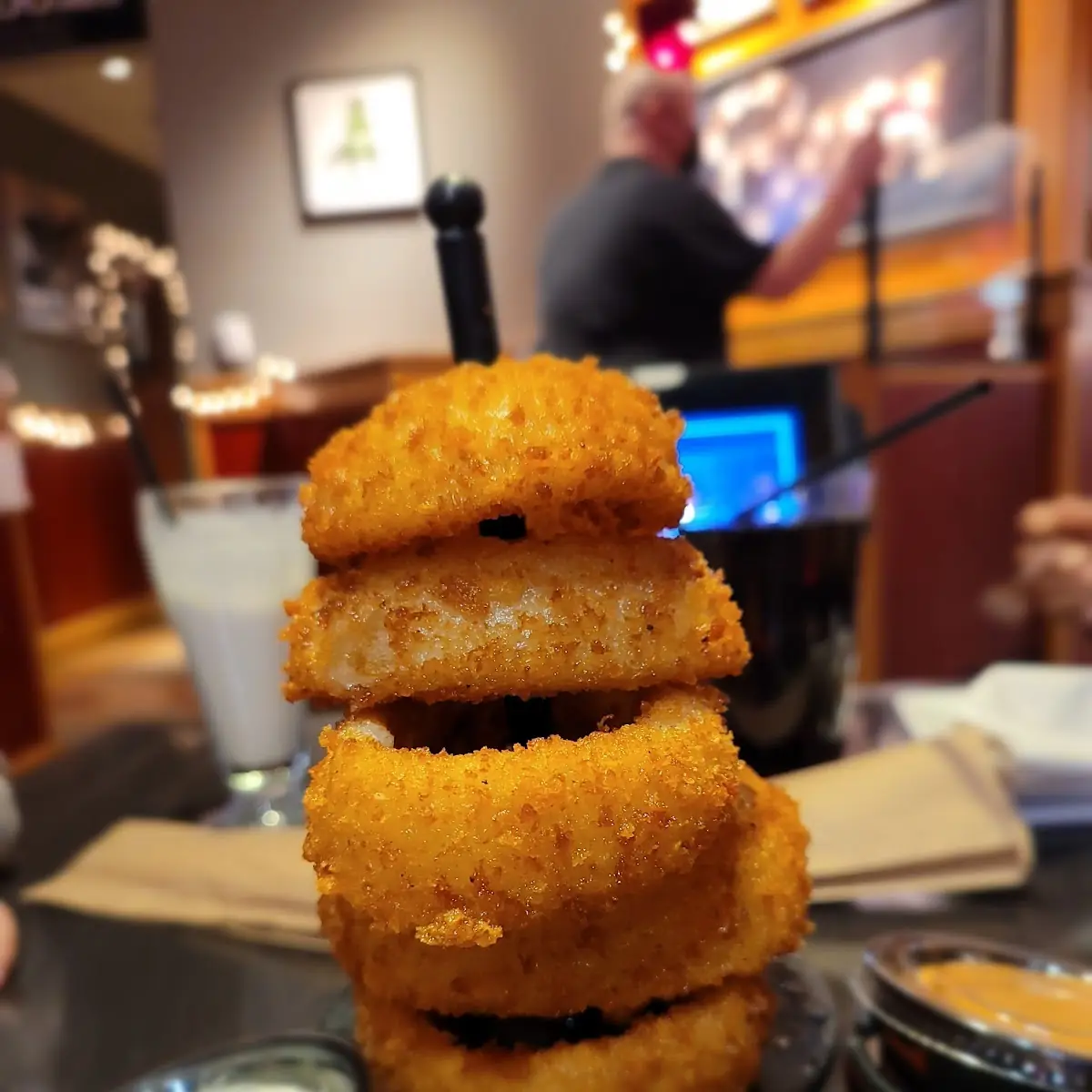 Towering Onion Rings
