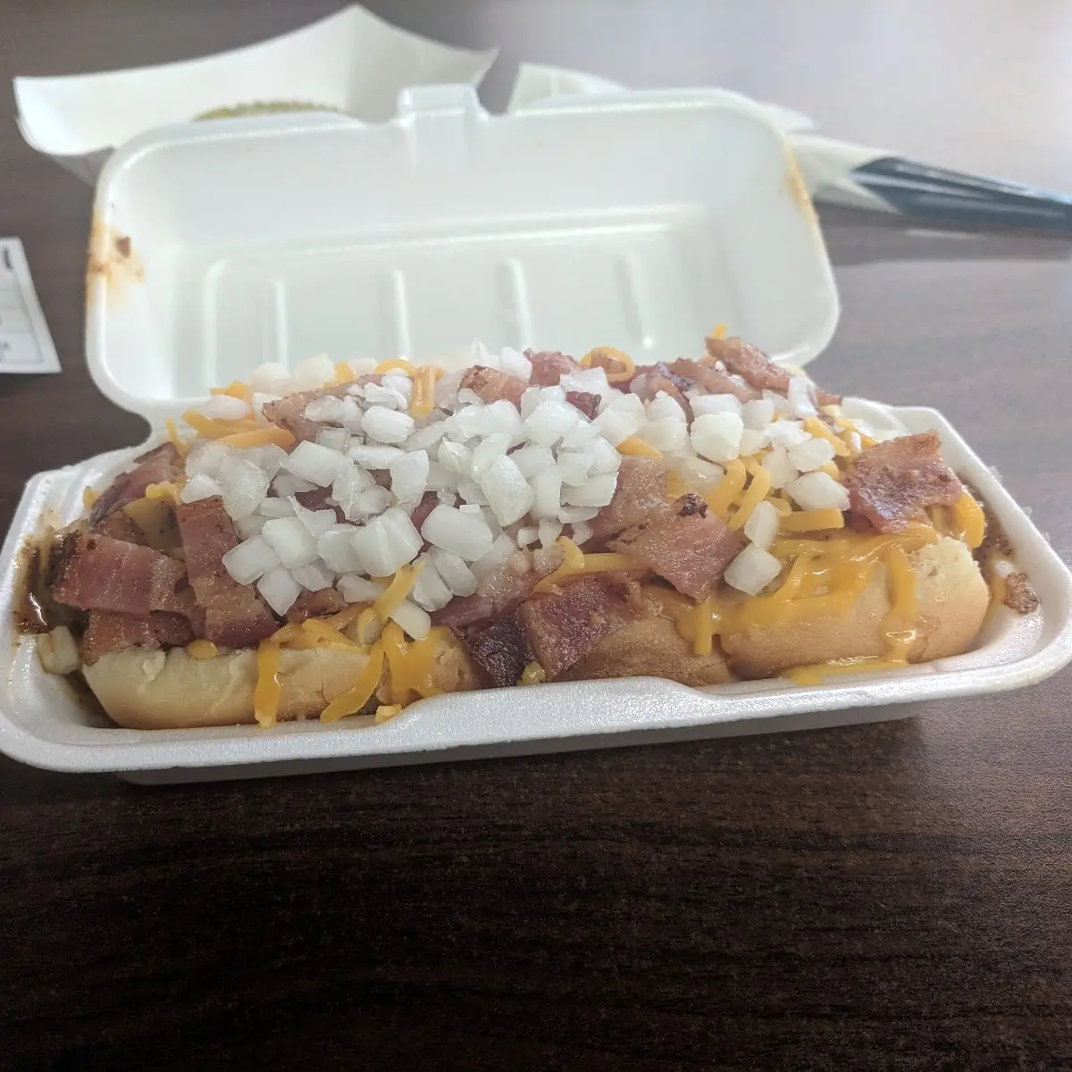 Bacon Chili Cheese Dog