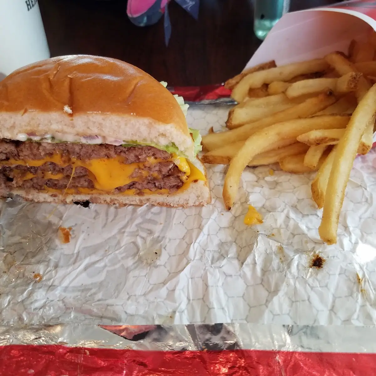 Triple Cheeseburger Combo