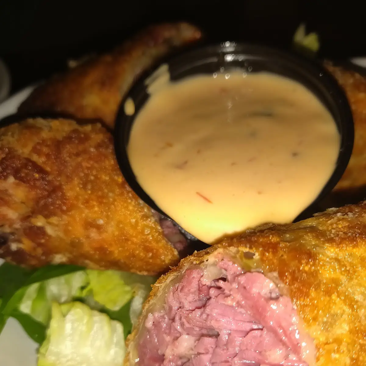 Reuben Egg Rolls