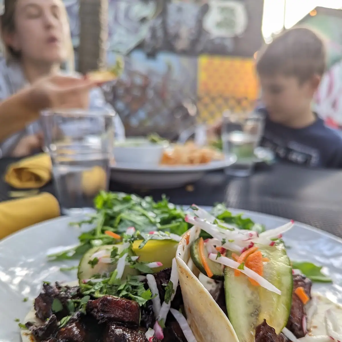 Korean BBQ Mock Duck Tacos
