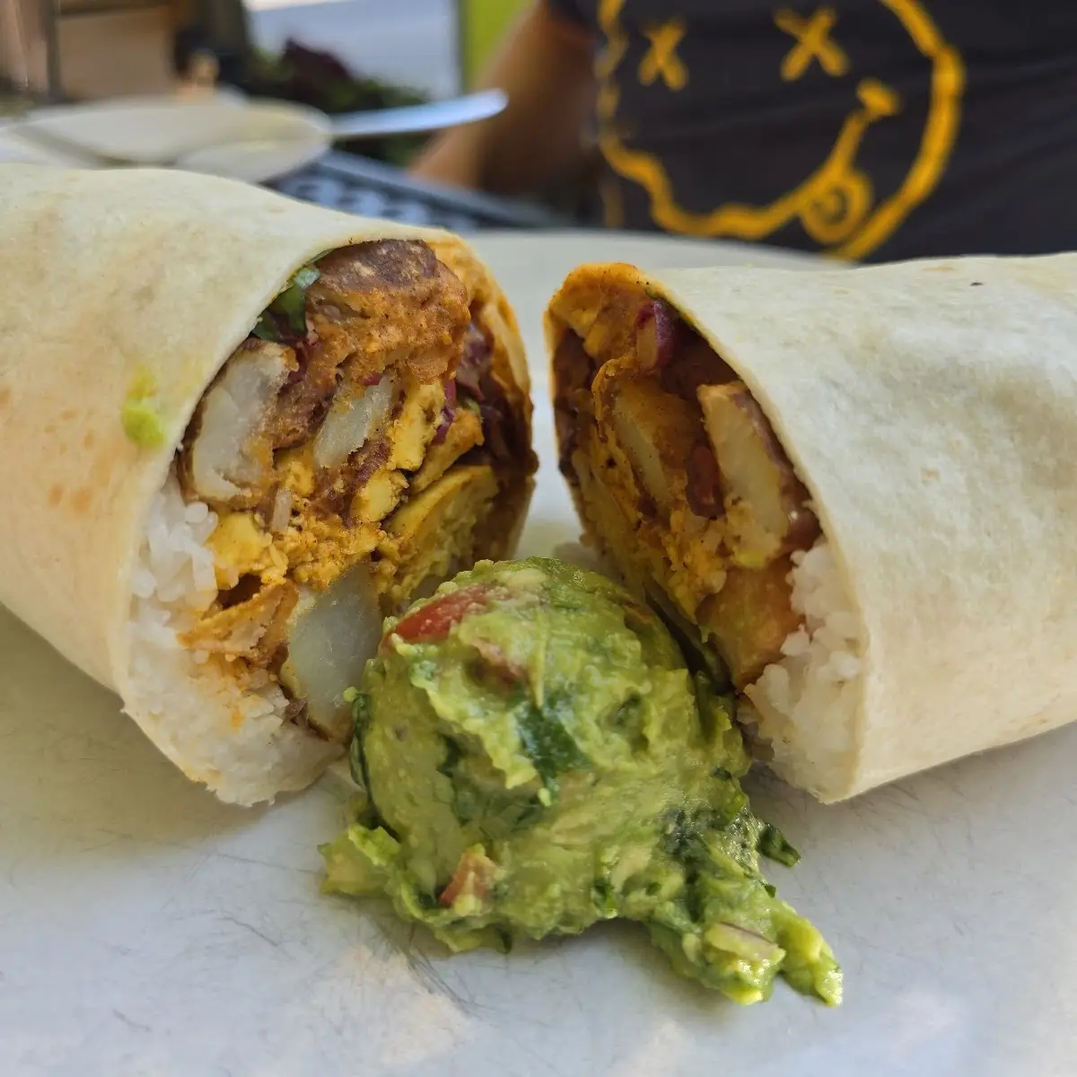 Vegan Burrito with Guacamole