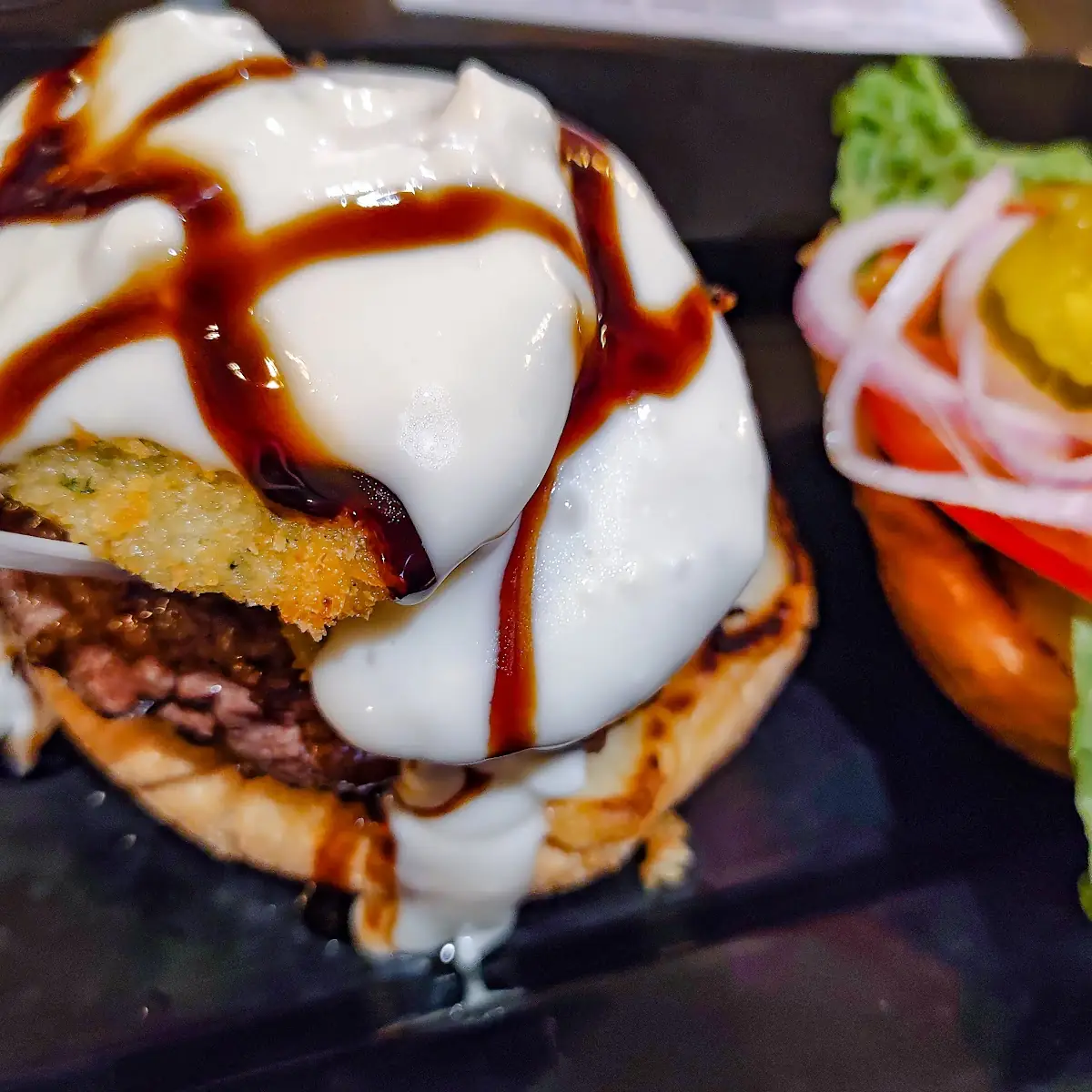Fried Green Tomato Burger