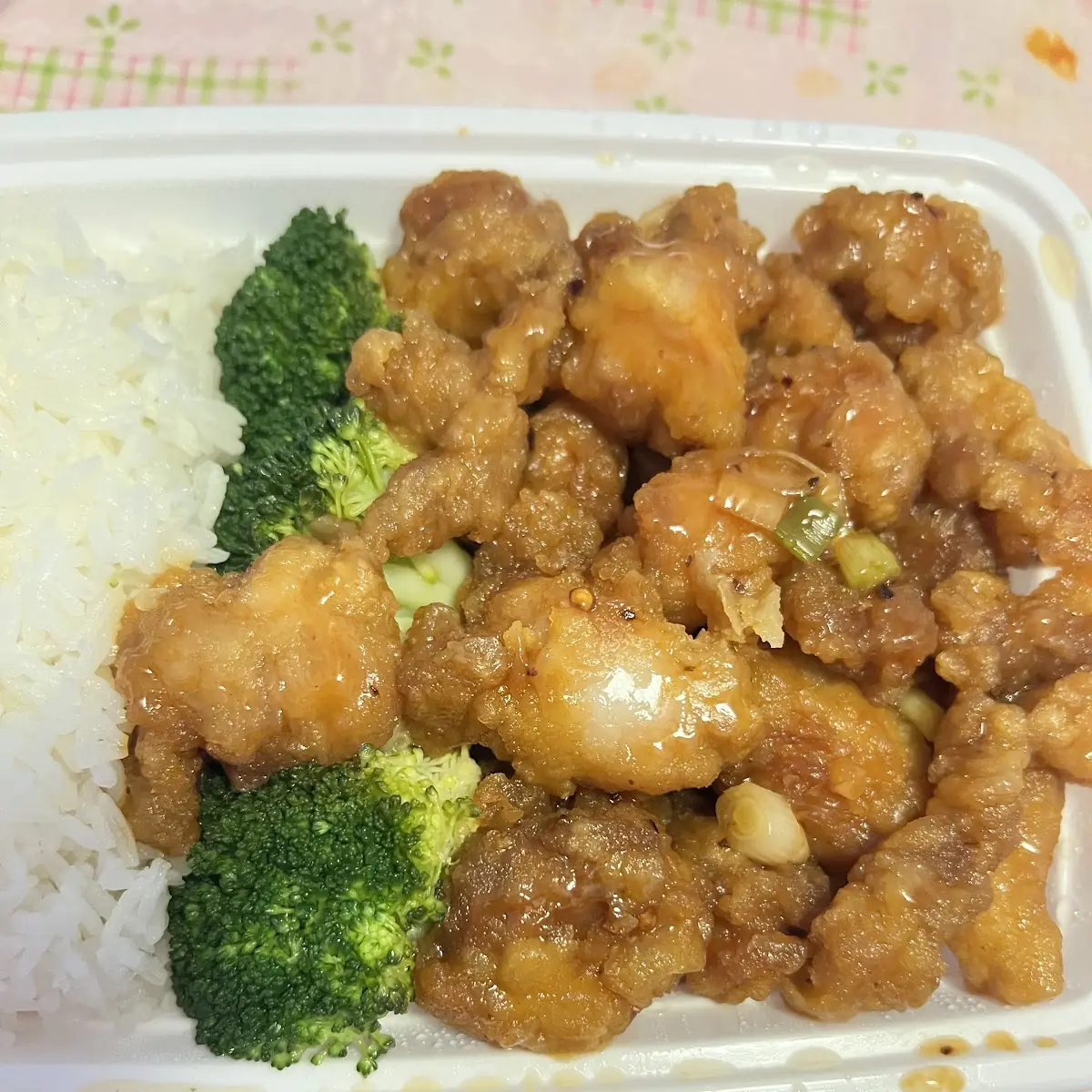 Orange Chicken Lunch Special Platter
