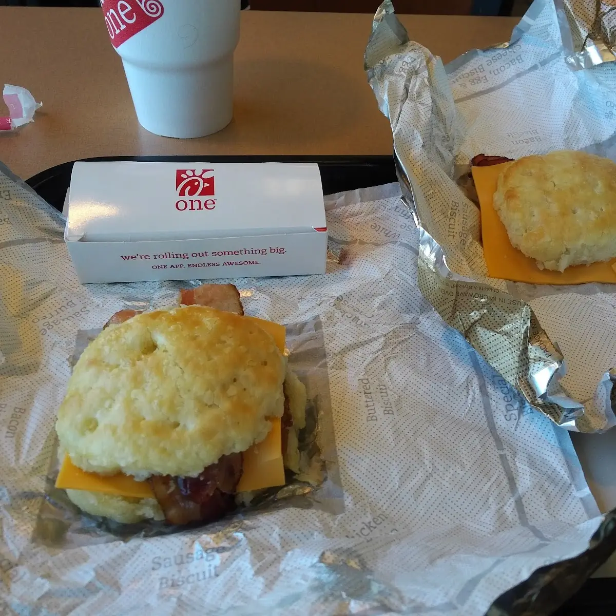 Bacon Cheese Biscuits with Hash Browns
