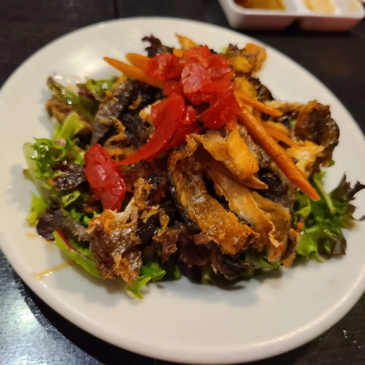 Salmon Skin Salad