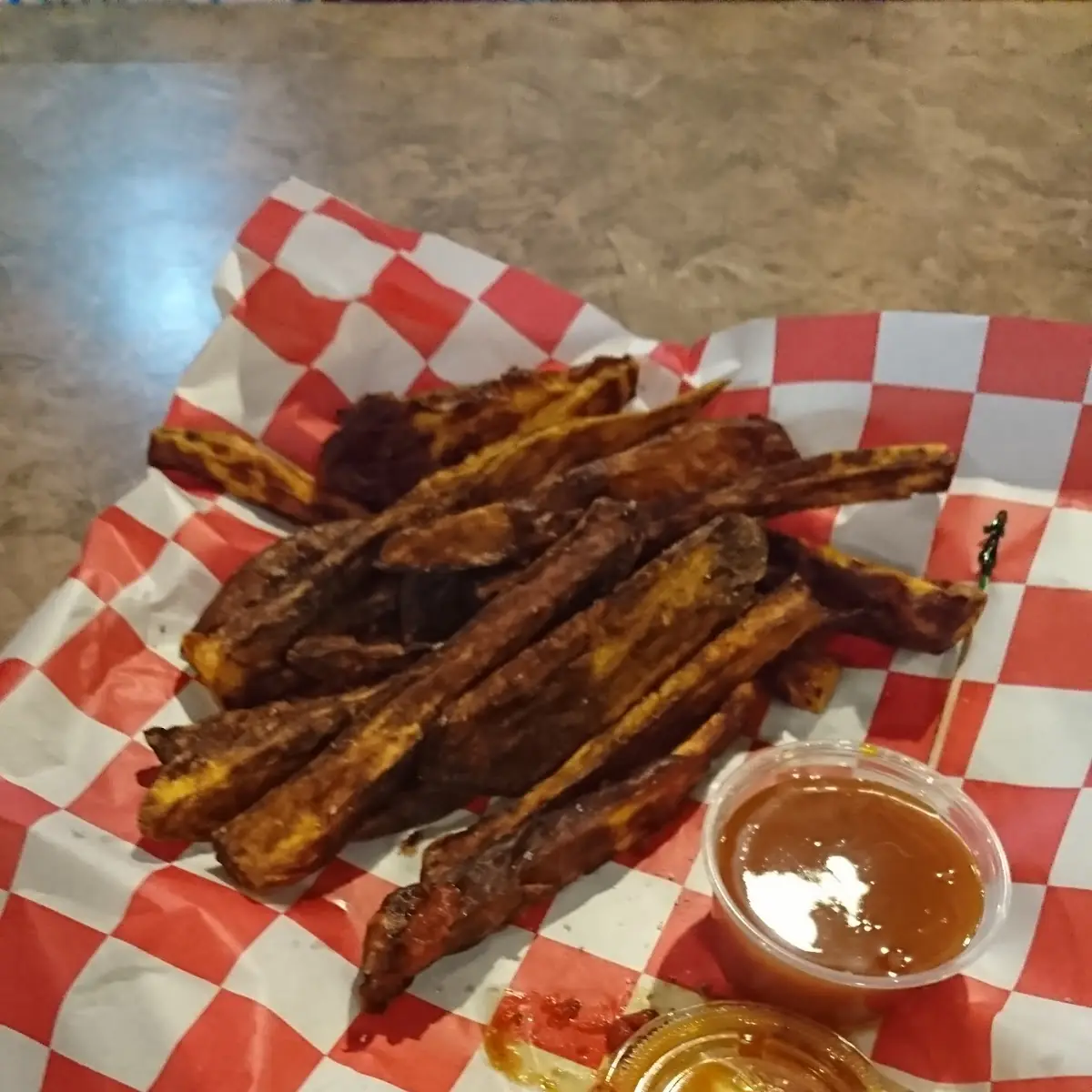Sweet Potato Fries with Sauce