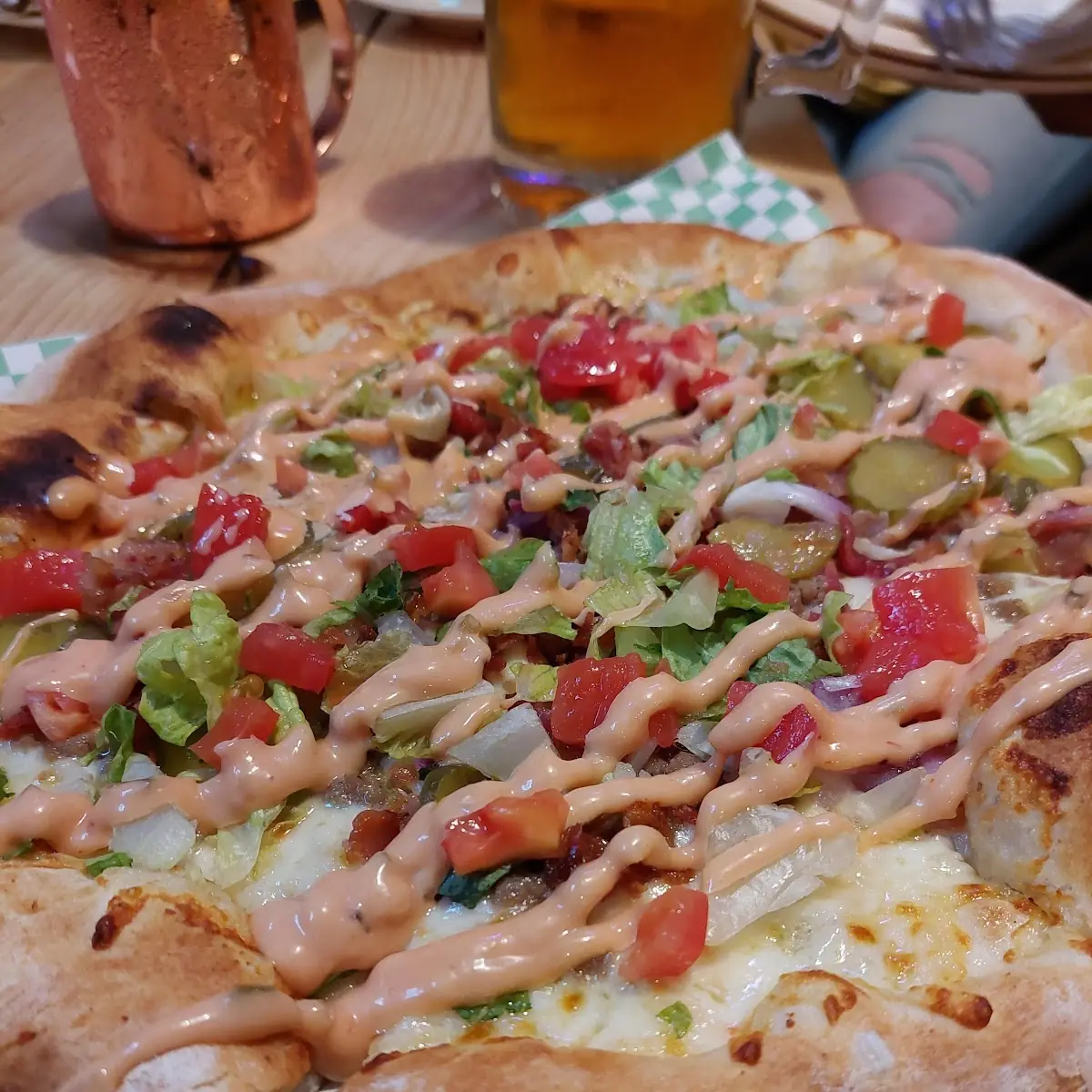 Bacon Cheeseburger Pizza