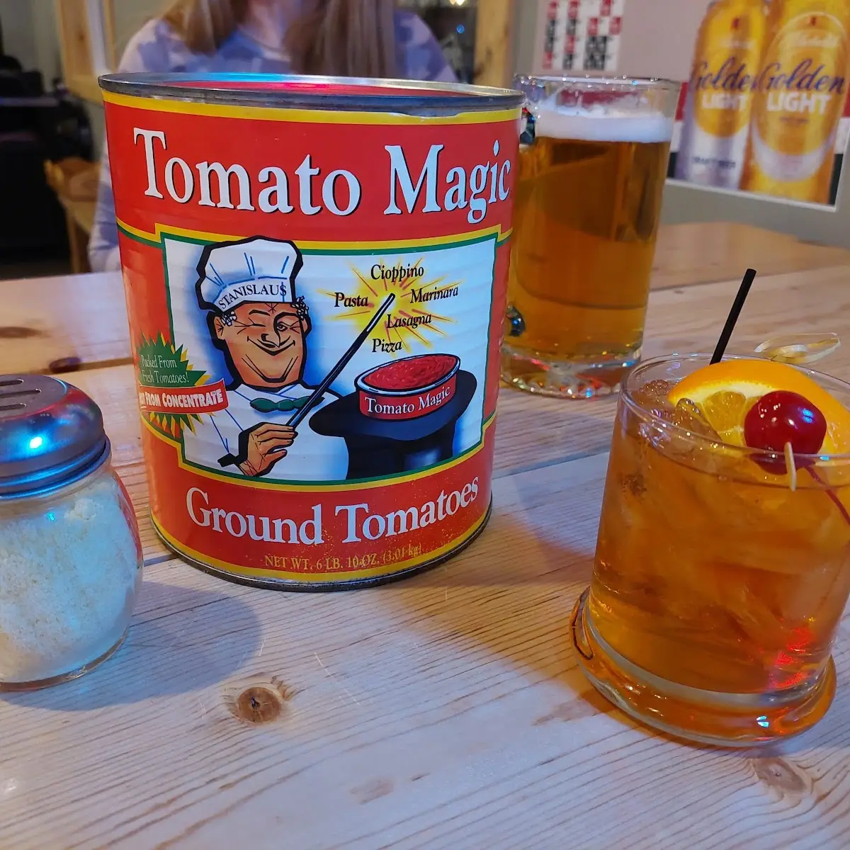 Old Fashioned and a Kona Big Wave