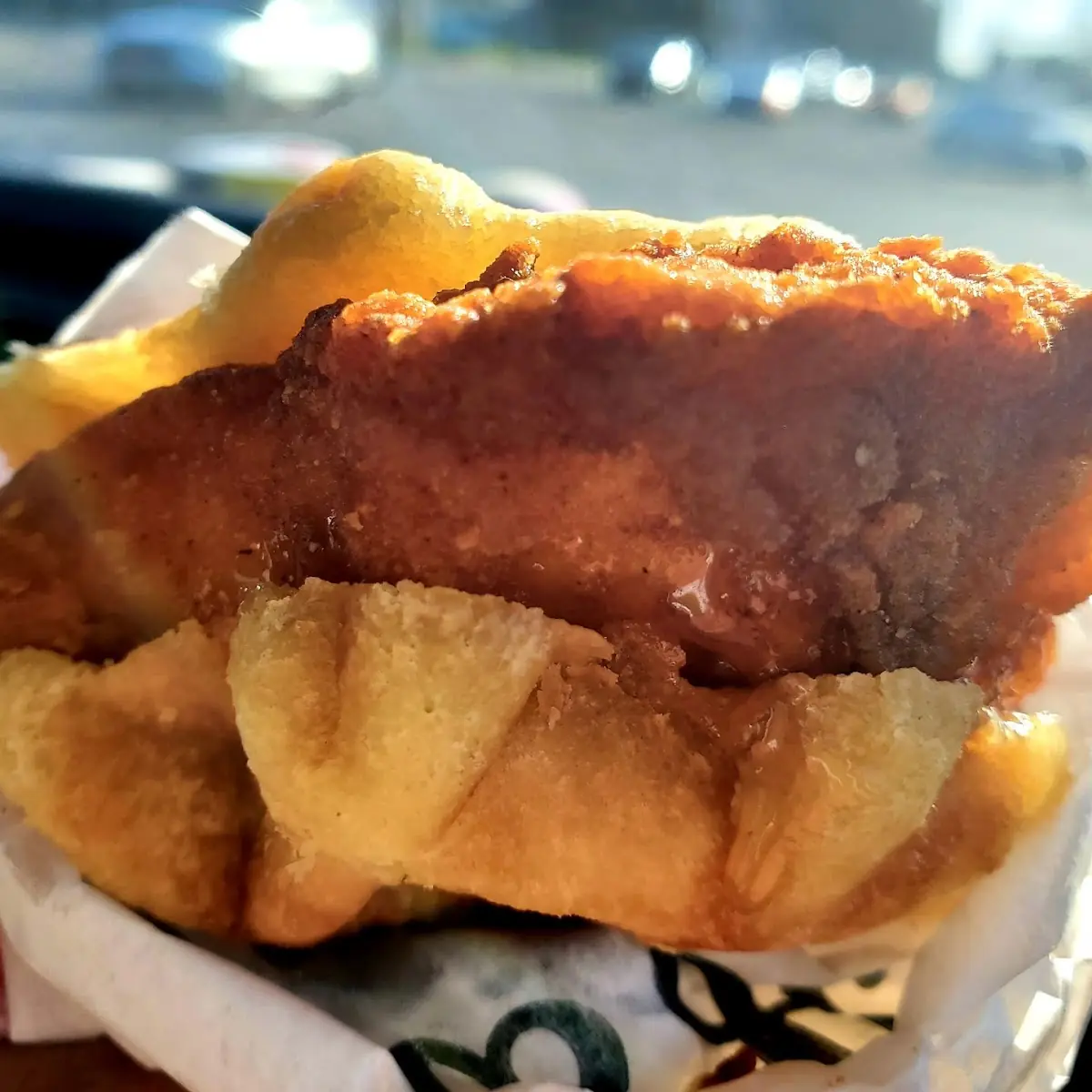 Chicken Waffle Sandwich