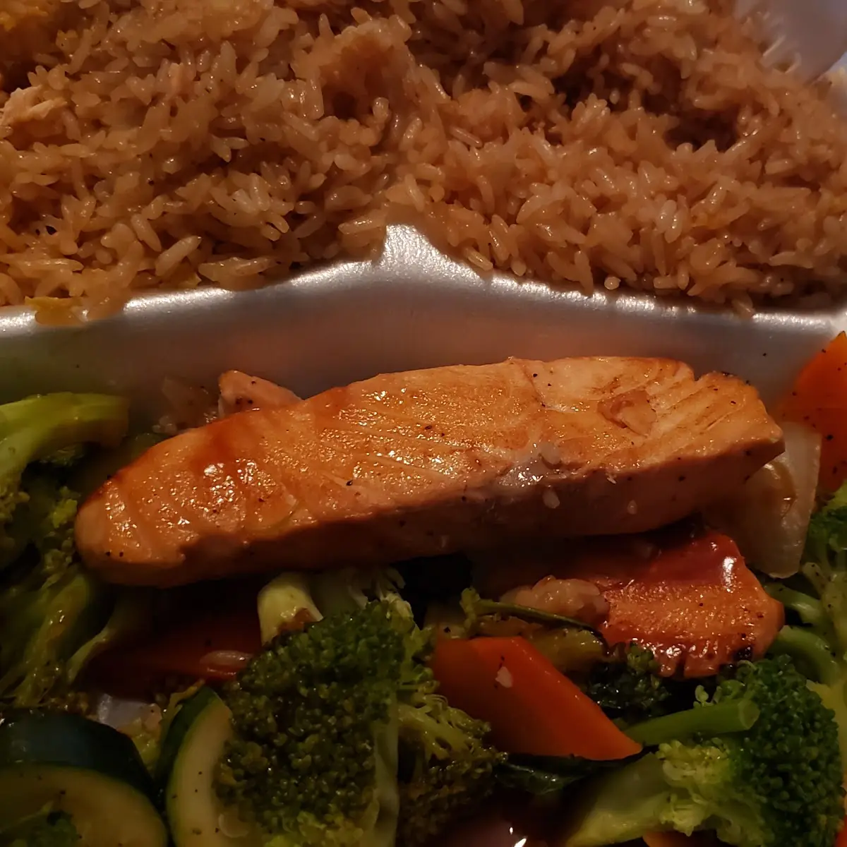Hibachi Salmon