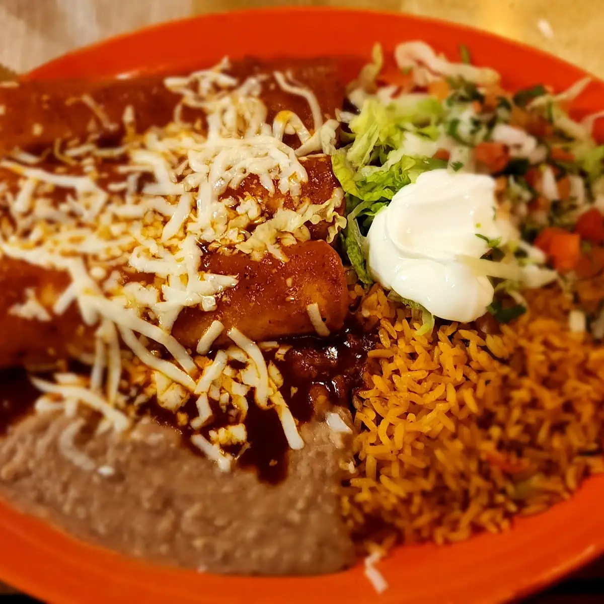 Enchilada Plate