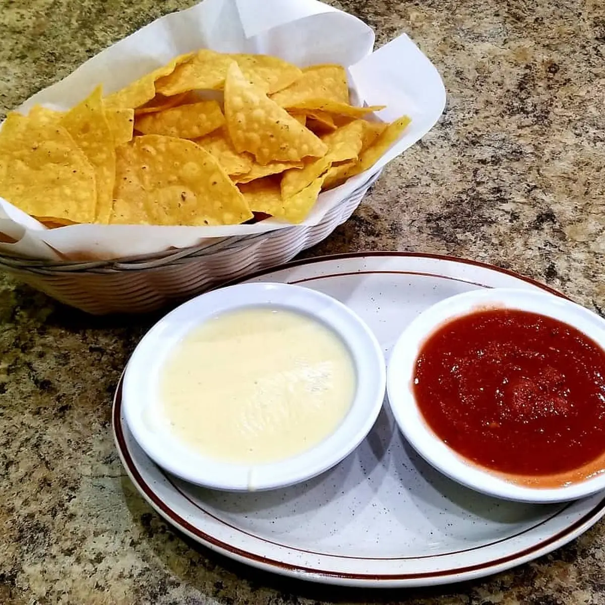 House Chips Salsa and Queso