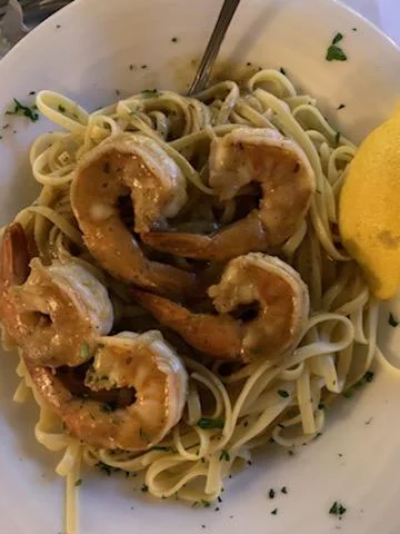 Shrimp Scampi and Scallops